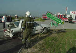 Unfall Erdbeerlandstrae