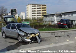 Unfall in Hartheim
