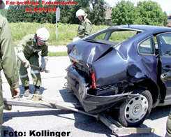 Unfalleinsatz 15. Juni 2001