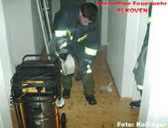 Wassersauger in Vorbereitung